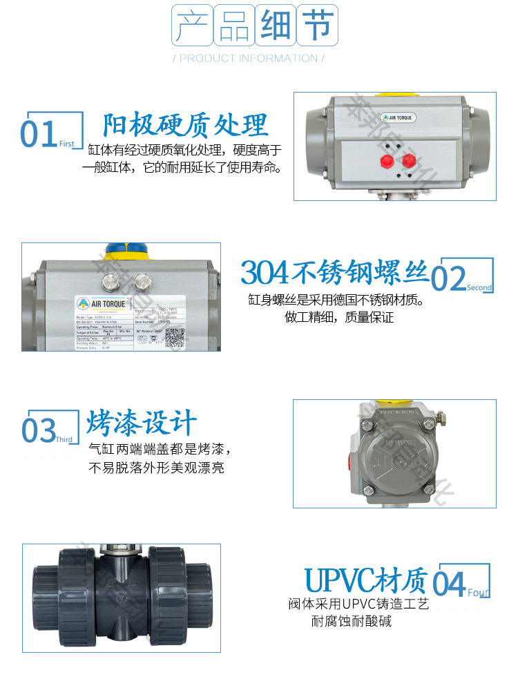 AIRTORQUE气动PVC/UPVC球阀