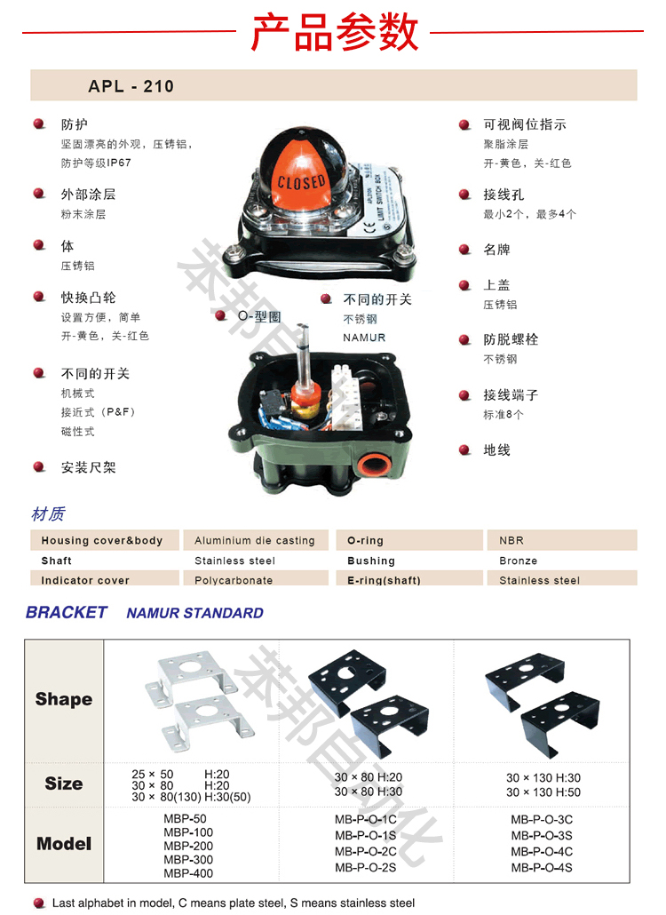 APL-210N限位开关