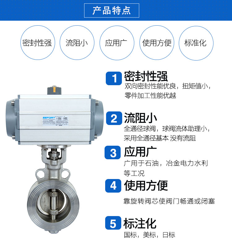 气动硬密封蝶阀