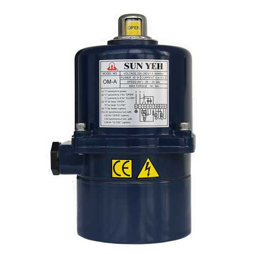 SUNYEH电动执行器故障排查方法 SUNYEH电动执行器故障排查方法